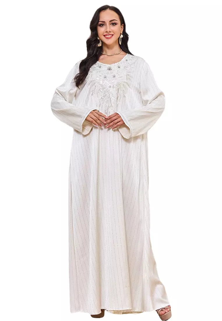 New women's diamond-set Kaftans Jubahs CA24021976