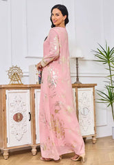 2024 new elegant sequin long maxi dress Kaftans Jubahs CA24021905