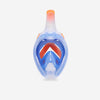 Surface snorkelling mask Easybreath + acoustic valve. (ages 10+) BLUE