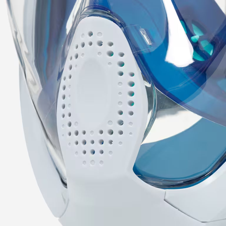 Surface snorkelling mask Easybreath + with acoustic valve > age 10 blue