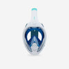 Surface snorkelling mask Easybreath + with acoustic valve > age 10 blue