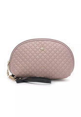 Women's 3 in 1 Quilted Bag - Tote Bag / Wallet / Pouch - Pink