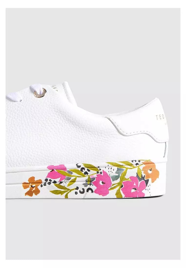 Ted Baker Women's Sheliie Floral Sole Leather Trainers