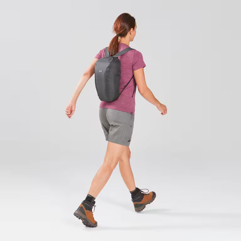 Travel 100 10L foldable pocket backpack - Black