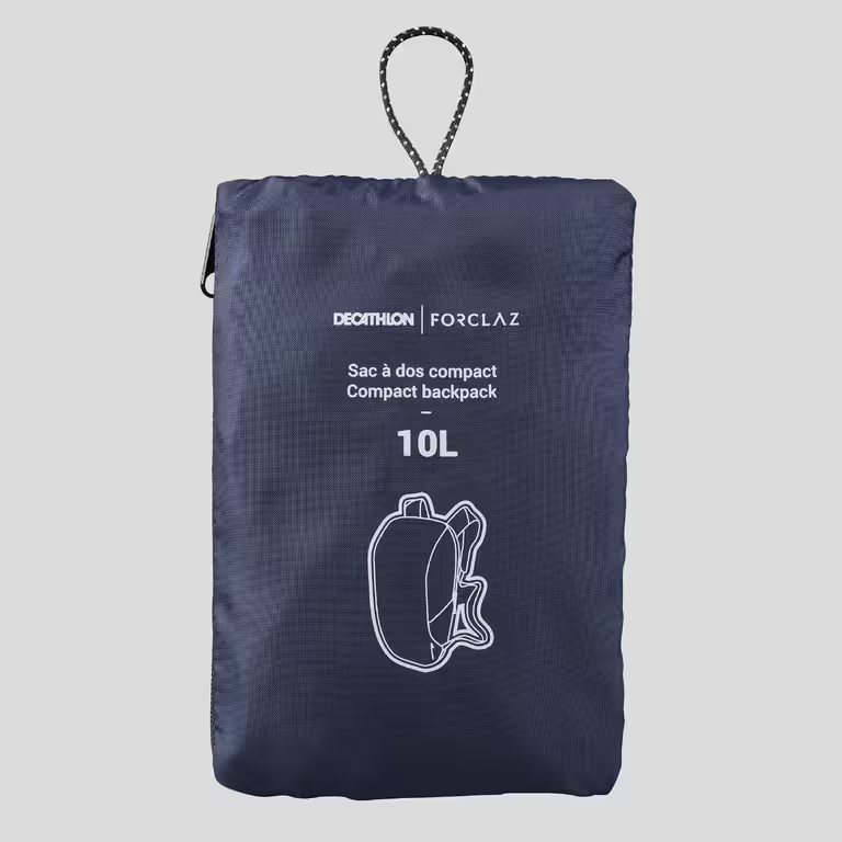 Travel 100 10L foldable pocket backpack - Blue
