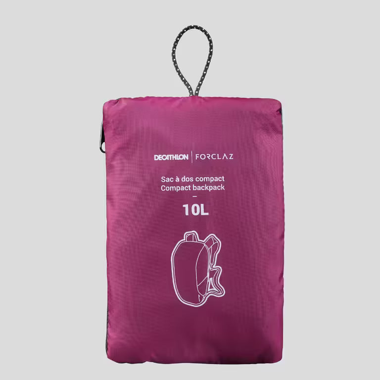 Travel 100 10L foldable pocket backpack - Purple