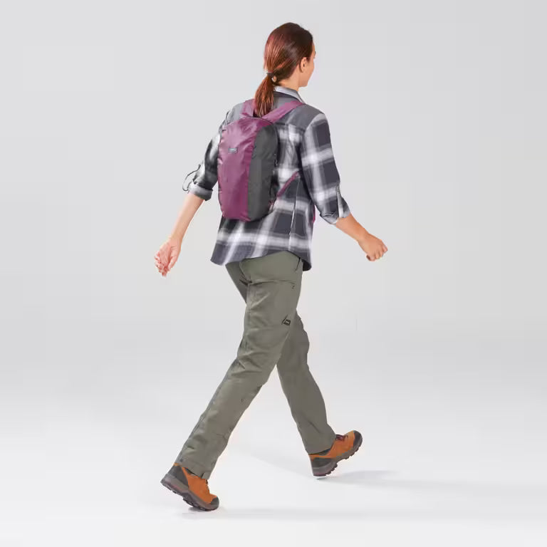 Travel 100 10L foldable pocket backpack - Purple