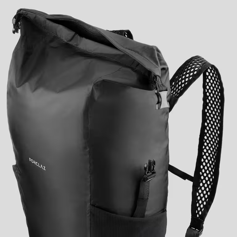 Travel 20L foldable and waterproof pocket backpack - Black
