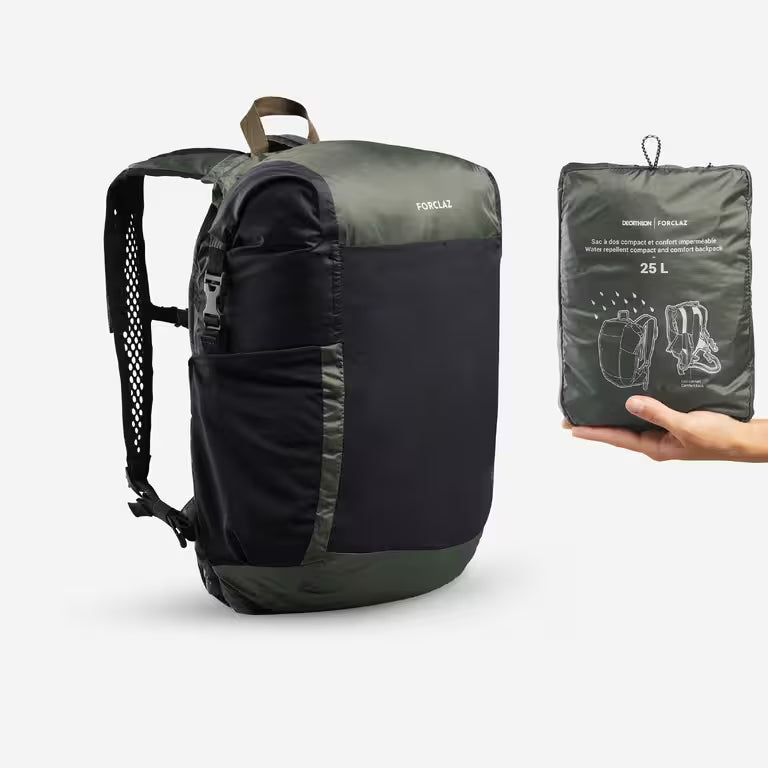 Travel 25L foldable and waterproof pocket backpack - Green