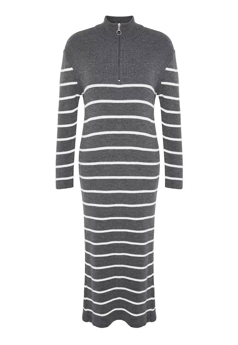 Striped Sweater Dress