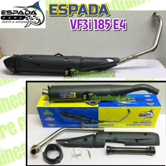 Exhaust Espada STD Cutting E4 E5 V5 E6 E7 BP1 BP2 LC135 Y15ZR Y16 RS150 RSX VF3i W125 NVX VARIO ORI Ekzos Pipe Maniful -By Sea Courier Method 🚢📦