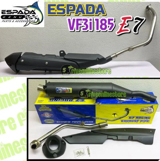 Exhaust Espada STD Cutting E4 E5 V5 E6 E7 BP1 BP2 LC135 Y15ZR Y16 RS150 RSX VF3i W125 NVX VARIO ORI Ekzos Pipe Maniful -By Sea Courier Method 🚢📦