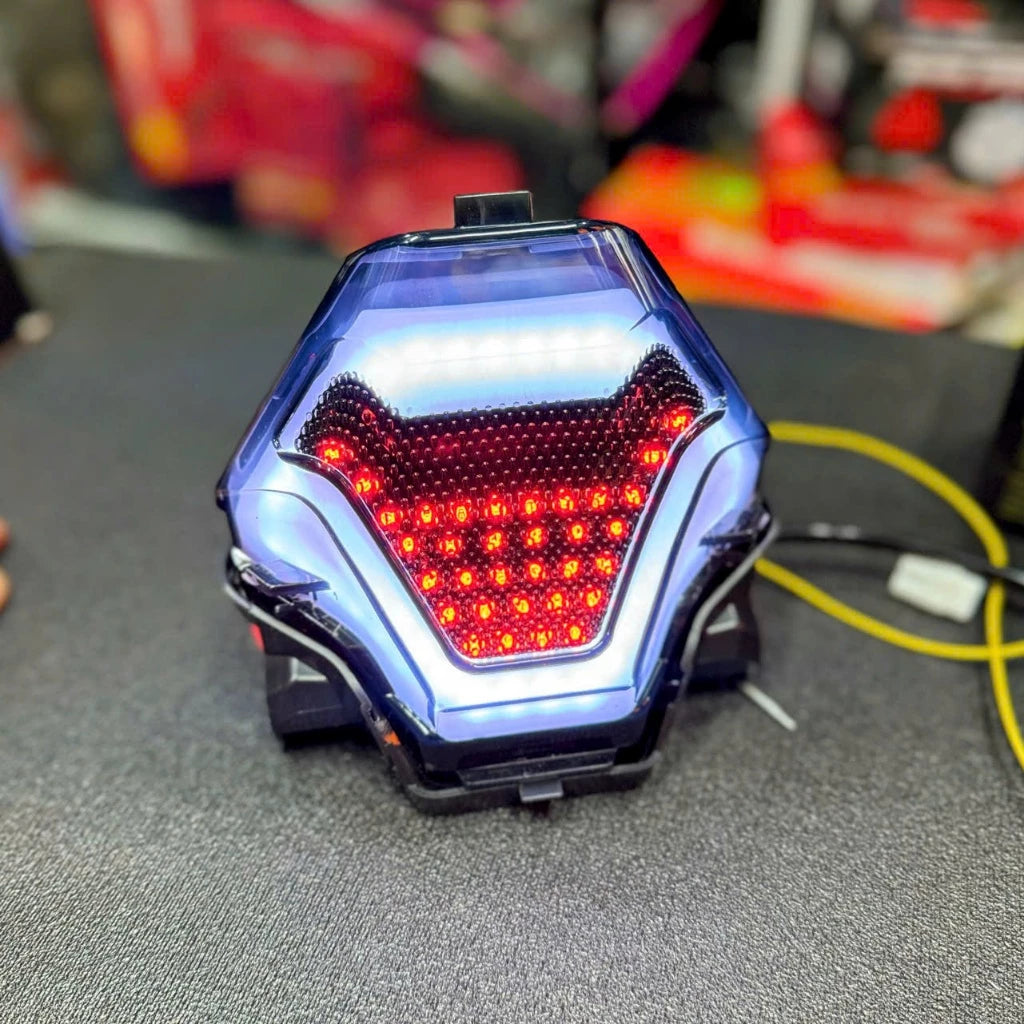 TST Exciter 150 Taillight Audi Effect Changes Color Using app -By Sea Courier Method 🚢📦