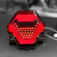 TST Exciter 150 Taillight Audi Effect Changes Color Using app -By Sea Courier Method 🚢📦