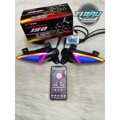 Xinhan audi i8 light set with color changing app and EXCITER 150 mounting effect (1 set) -By Sea Courier Method 🚢📦