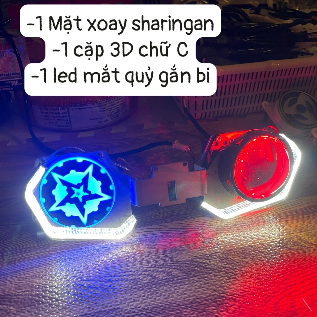 Sharingan eye light ring with 3D C-shaped made of Kenzo S500pro, S600pro led balls for Ab, Sh, Vario, WinnerX cars -By Air Courier Method ✈️📦