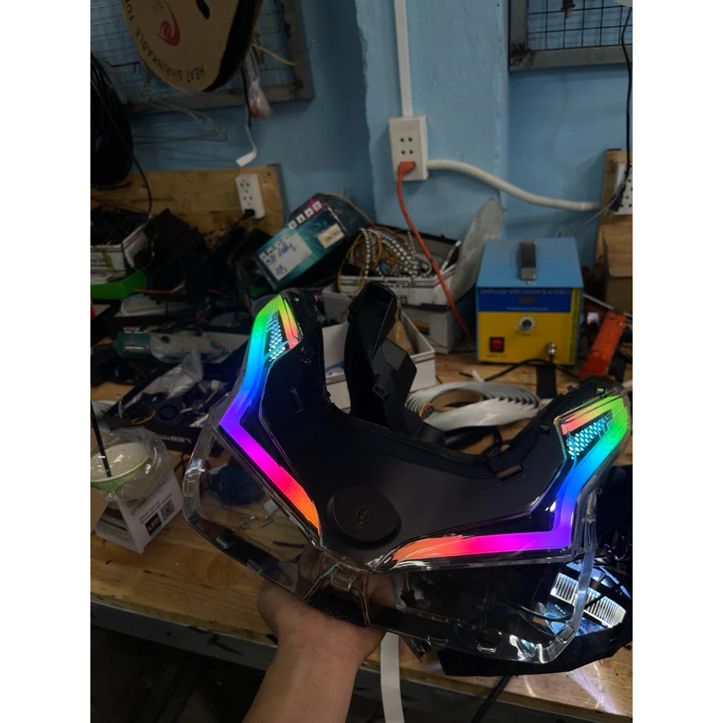 DHC- Audi 3D billets for Ab2020-2025 125-150-160) are pre-bent — Change color via app - super beautiful - bright lights - Turn signal accessories and spare parts -By Sea Courier Method 🚢📦