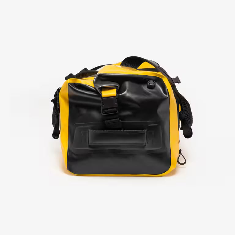 Waterproof duffle bag - travel bag 80 L yellow black
