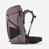 Women's Travel 900 60+6L suitcase-style travel backpack - Brown
