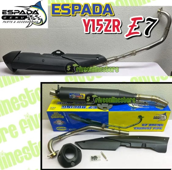 Exhaust Espada STD Cutting E4 E5 V5 E6 E7 BP1 BP2 LC135 Y15ZR Y16 RS150 RSX VF3i W125 NVX VARIO ORI Ekzos Pipe Maniful -By Sea Courier Method 🚢📦