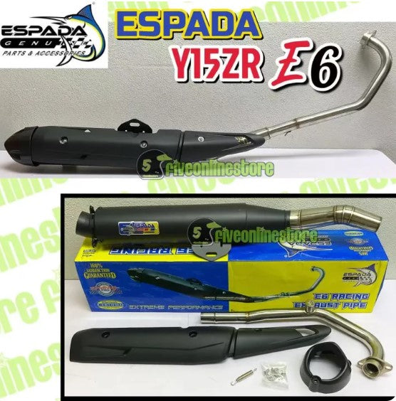 Exhaust Espada STD Cutting E4 E5 V5 E6 E7 BP1 BP2 LC135 Y15ZR Y16 RS150 RSX VF3i W125 NVX VARIO ORI Ekzos Pipe Maniful -By Sea Courier Method 🚢📦