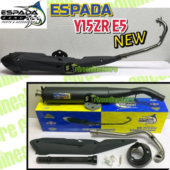 Exhaust Espada STD Cutting E4 E5 V5 E6 E7 BP1 BP2 LC135 Y15ZR Y16 RS150 RSX VF3i W125 NVX VARIO ORI Ekzos Pipe Maniful -By Sea Courier Method 🚢📦