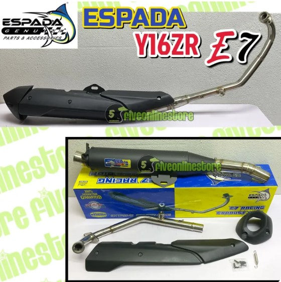 Exhaust Espada STD Cutting E4 E5 V5 E6 E7 BP1 BP2 LC135 Y15ZR Y16 RS150 RSX VF3i W125 NVX VARIO ORI Ekzos Pipe Maniful -By Sea Courier Method 🚢📦