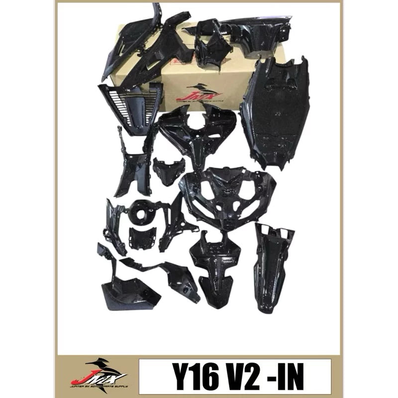 JUPITER ORIGINAL HLY INNER SET BLACK DIAMOND Y16ZR V1 V2 DIAMOND INNER JUPITER MX HLY INNER KILAT DIAMOND YAMAHA Y16ZR -By Sea Courier Method 🚢📦