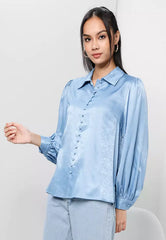 Recycled Cotton Chambray Button Shirt