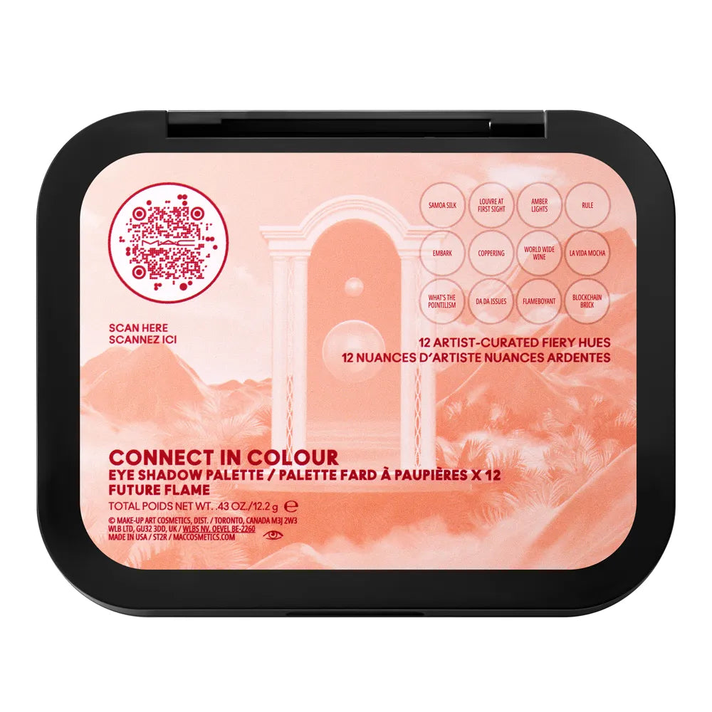 MAC Cosmetics Connect In Color 12-Pan Eyeshadow Palette • 12.2g