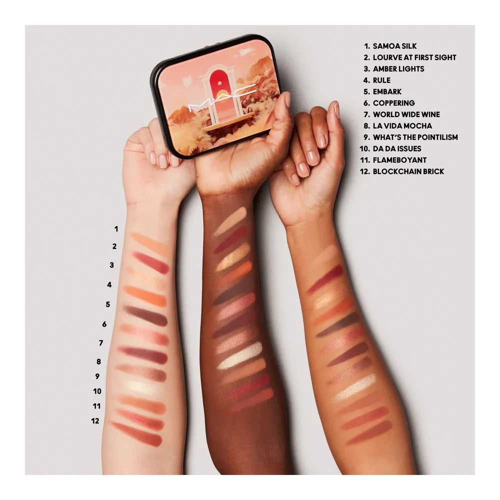 MAC Cosmetics Connect In Color 12-Pan Eyeshadow Palette • 12.2g